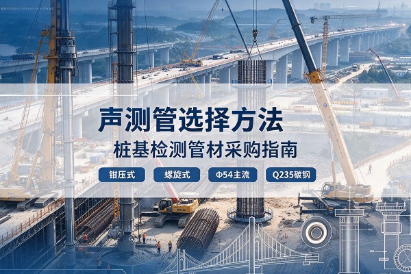 镇赉声测管选型标准