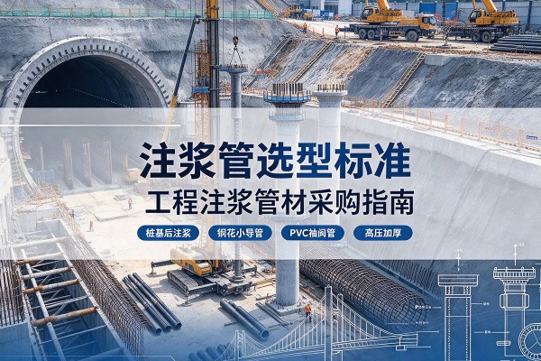 镇赉注浆管选型标准